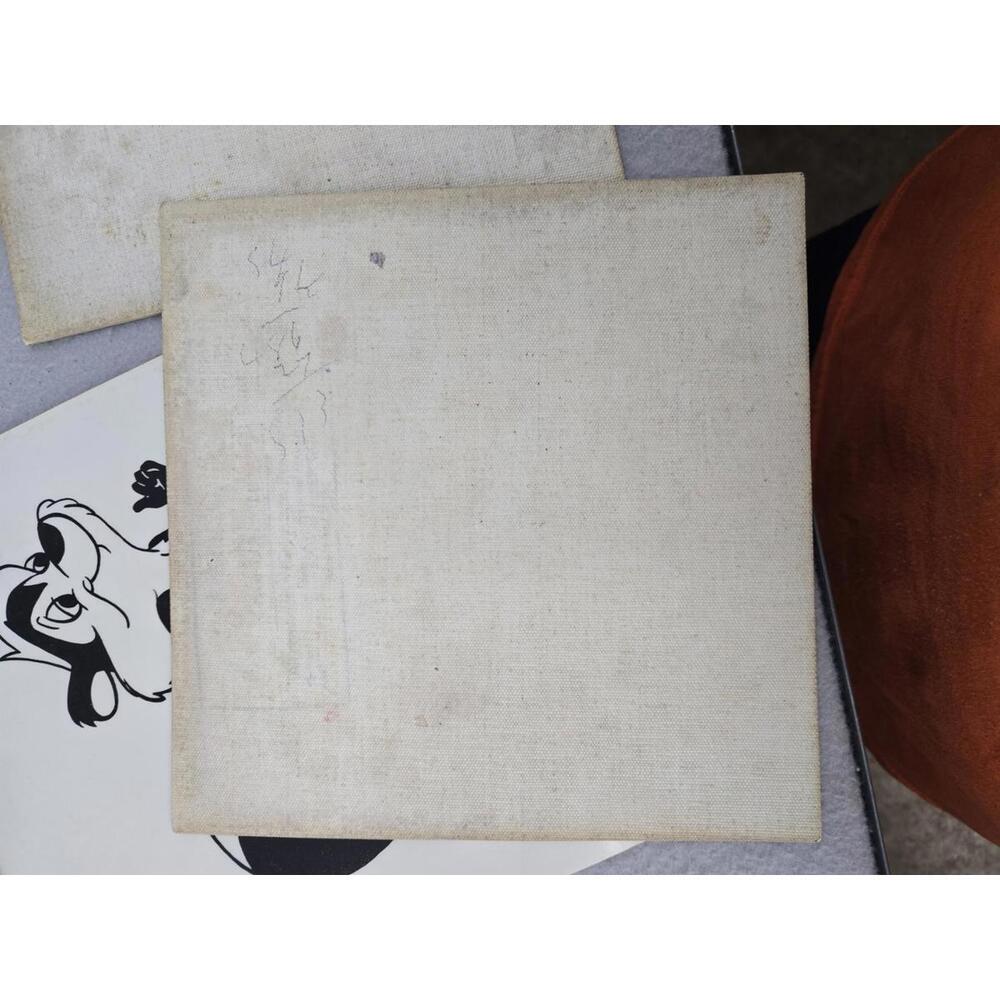 Looney Tunes Warner Bros Vinyl Tile 1960 Amitco Bugs Tweety‎ Speedy Daffy Pepe - Picture 7 of 8